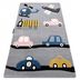 Dywany Łuszczów Detský kusový koberec Petit Toys cars grey - 140x190 cm