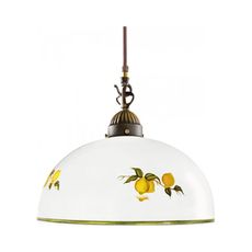 Kolarz 731.30.126 - Luster na lanku NONNA 1xE27/75W/230V pr. 20 cm citróny