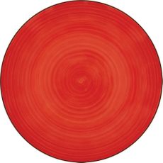 Lamart LT9089 keramický dezertný tanier Happy, pr. 19 cm, červená