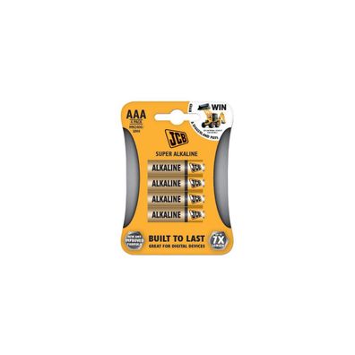 JCB-LR03-4B - 4 ks Alkalická batéria AAA 1,5V