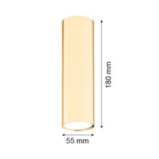 Argon 4761 - Bodové svietidlo TYBER 1xGU10/5W/230V mosadz