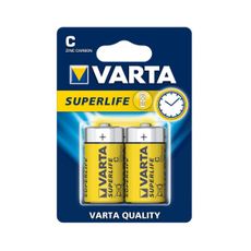 Varta 2014 - 2 ks Zinkouhlíková batéria SUPERLIFE C 1,5V