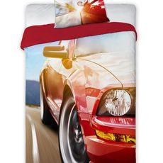 Faro Bavlnená posteľná bielizeň Turbo Auto 003 - 160x200 cm