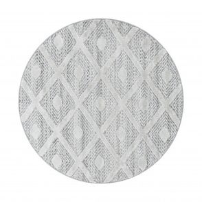 Ayyildiz koberce Kusový koberec Pisa 4707 Grey kruh - 160x160 (priemer) kruh cm