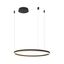 Azzardo AZ4960 -LED Stmievateľný luster na lanku HALO LED/54W/230V pr. 80 cm čierna