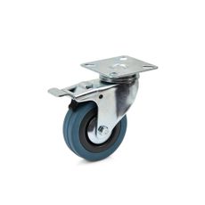 Otočné koleso s brzdou 75 mm PP/guma (50)