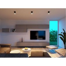 LED2 - LED Stropné svietidlo TUBUS LED/9W/230V čierna