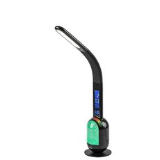 Rabalux 74230 stolná LED lampa s glitrami Figen, čierna, 5W, 290lm, 5000K, stmievateľná
