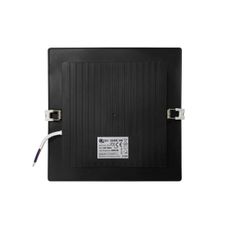 LED Podhľadové svietidlo SQUARE LED/18W/230V 4000K 22x22 cm čierna