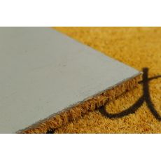 Artsy Mats , Rohožka Kokos Vitajte srdečne – na von aj na doma, 40x60, oranžová, chodba / predsieň