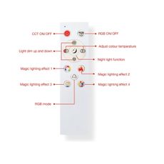 Telefunken 319704TF - LED RGB Stm. stropné svietidlo LED/24W/230V 3000-6500K + DO