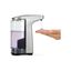 Sivý automatický kovový dávkovač mydla 237 ml - simplehuman