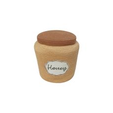Svetlohnedý látkový detský kôš na hračky ø 28x27 cm Honey Pot – Lorena Canals