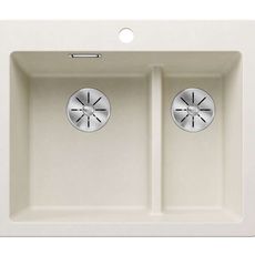 Blanco Pleon 6 Split - Silgranitový drez, 62x51 cm, InFino, jemná biela 527139