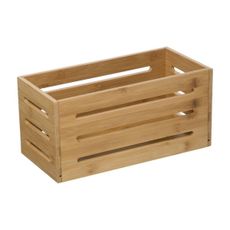 DekorStyle Bambusový úložný kôš Space 15x31cm hnedý