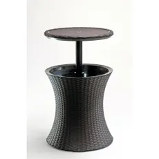 Okrúhly záhradný stolík so zásobníkom na ľad 49.5x49.5 cm Cool – Keter