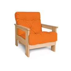 MarLiving Křeslo MEXICO 01 se sklopným opěradlem z masivu/oranžové