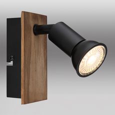 Nástenná lampa 57998-1W drevo K