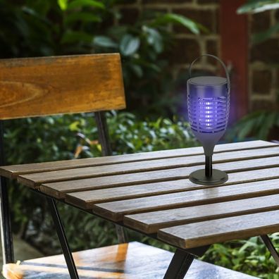 LED Solárny lapač hmyzu LED/1,3W/3,7V IP24 20 m²