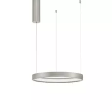 LED luster Perrine 40 strieborná