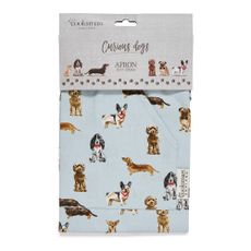Bavlnená zástera Cooksmart ® Curious Dogs