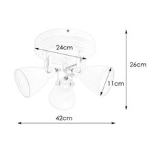 Markslöjd 108083 - Kúpeľňové bodové svietidlo FJÄLLBACKA 3xG9/20W/230V IP44 biela
