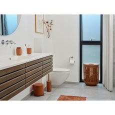 Oranžovohnedá kúpeľňová predložka 50x80 cm Terracotta – Zone