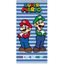 Plážová osuška Super Mario & Luigi - motív Here We Go! - 100% bavlna - 70 x 140 cm