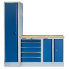 Zostava kvalitného PROFI BLUE dielenského nábytku 3 ks - MTGS1300BAL05