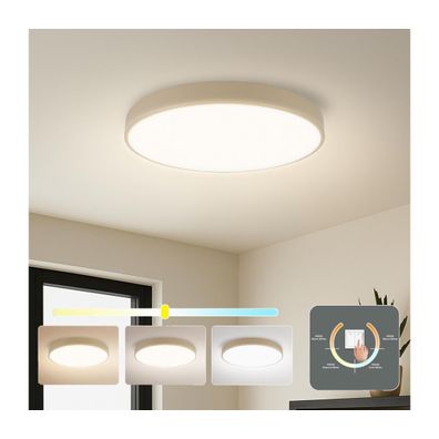 Brilagi - LED stropné svietidlo POOL, 60 W, 230 V, 3000/4500/6000 K, priemer 50 cm, béžové