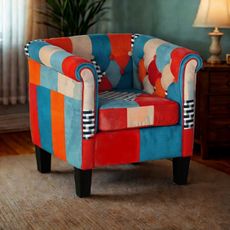 Kreslo Patchwork BUTTON
