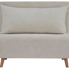 MID.YOU ROZKLADACIE KRESLO, textil, krémová