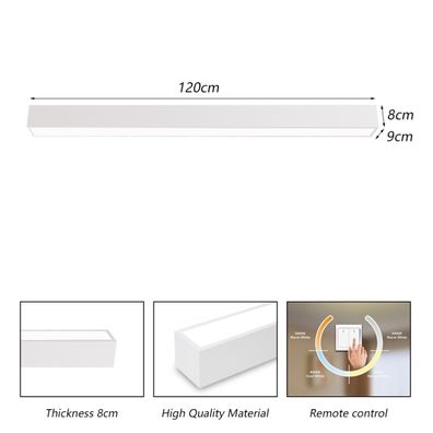 Immax NEO 07259L - LED Stmievateľné svietidlo LUNGO 38W/230V Wi-Fi Tuya biela + DO