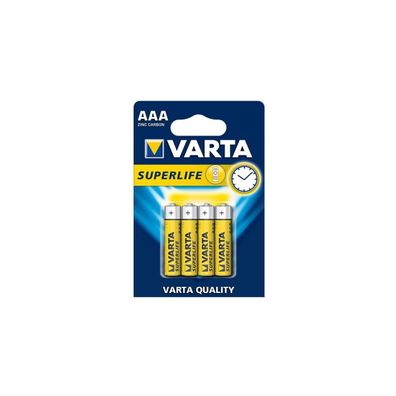 Varta 2003 - 4 ks Zinkouhlíková batéria SUPERLIFE AAA 1,5V