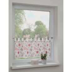 Bielo-ružová záclona 135x45 cm Rose – Sehlbach