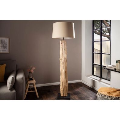 Estila Dizajnová štýlová stojaca lampa Treibholz