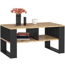 Ak furniture Konferenční stolek Rockford dub artisan/černý