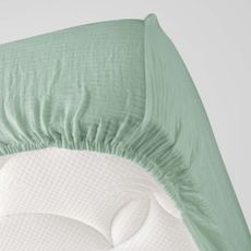 Svetlozelená napínacia mušelínová plachta 160x200 cm Angelia – douceur d'intérieur