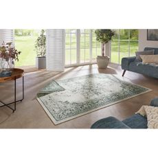 Zeleno-krémový vonkajší koberec NORTHRUGS Borbon, 160 x 230 cm