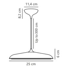 DFTP by Nordlux - LED Stmievateľný luster na lanku ARTIST LED/14W/230V pr. 25 cm medená
