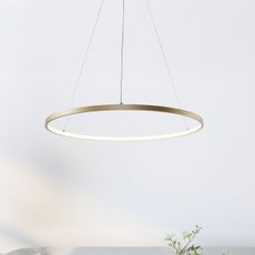 Zuma Line 2023201-GD60 - LED Luster na lanku BRENO LED/28W/230V 3000/4000/6000K