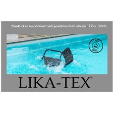 Luxusné hliníkové lehátko MELIA LIKA TEX (antracit)