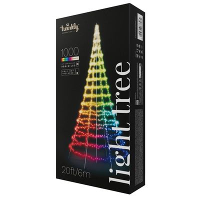 Twinkly TWP01KSPP-BEU - LED RGBW vonkajší vianočný strom TREE 1000xLED IP44 Wi-Fi
