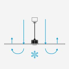FARO 33821WT-1TW-LED Stm. vent. MINI PUNT S 10W/230V hnedá/biela pr.90 cm WT+ DO