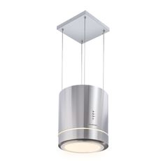 Klarstein Tron Ambience, digestor, 38 cm, ostrovčekový, 540 m3/h, LED, nehrdzavejúca oceľ