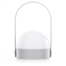 DecoKing Přenosná LED lampa KAMPI šedá, velikost m