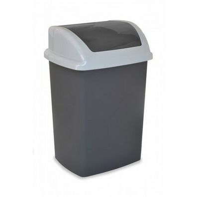 Odpadkový kôš Swing, 10 l, antracit, 10 l
