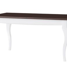 Szynaka Jídelní rozkládací stůl Massimo 40 160/250 cm bílý/mocca