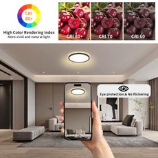 Brilagi - LED stmievateľné svietidlo ULTRA SLIM LED/18W/230V pr. 30 cm čierne +