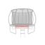 Marimex | Náhradná trubka rámu pre trampolínu Marimex Premium 305 cm - 118,5 cm | 19000405